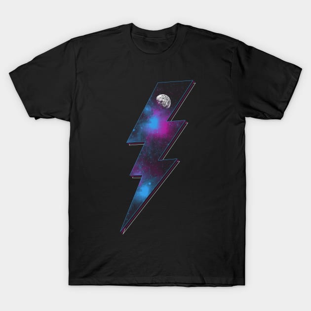 Lightning (Space) I T-Shirt by gutsandglory